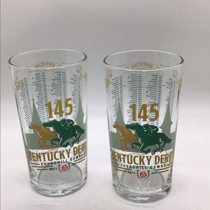 Set of two 145th Kentucky Derby Mint Julip Glasses